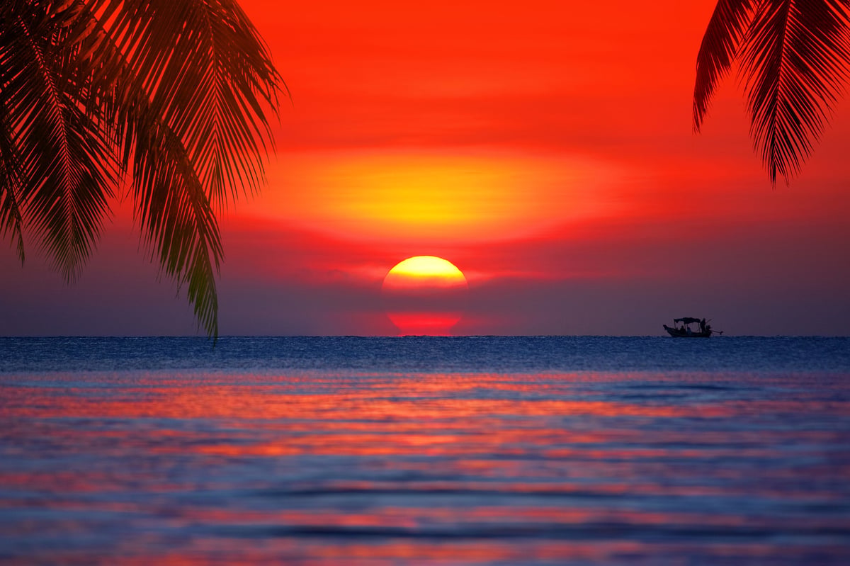 Sunset ocean view